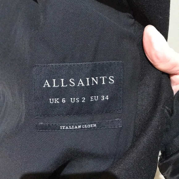 NWT All Saints Coat - Picture 7 of 8